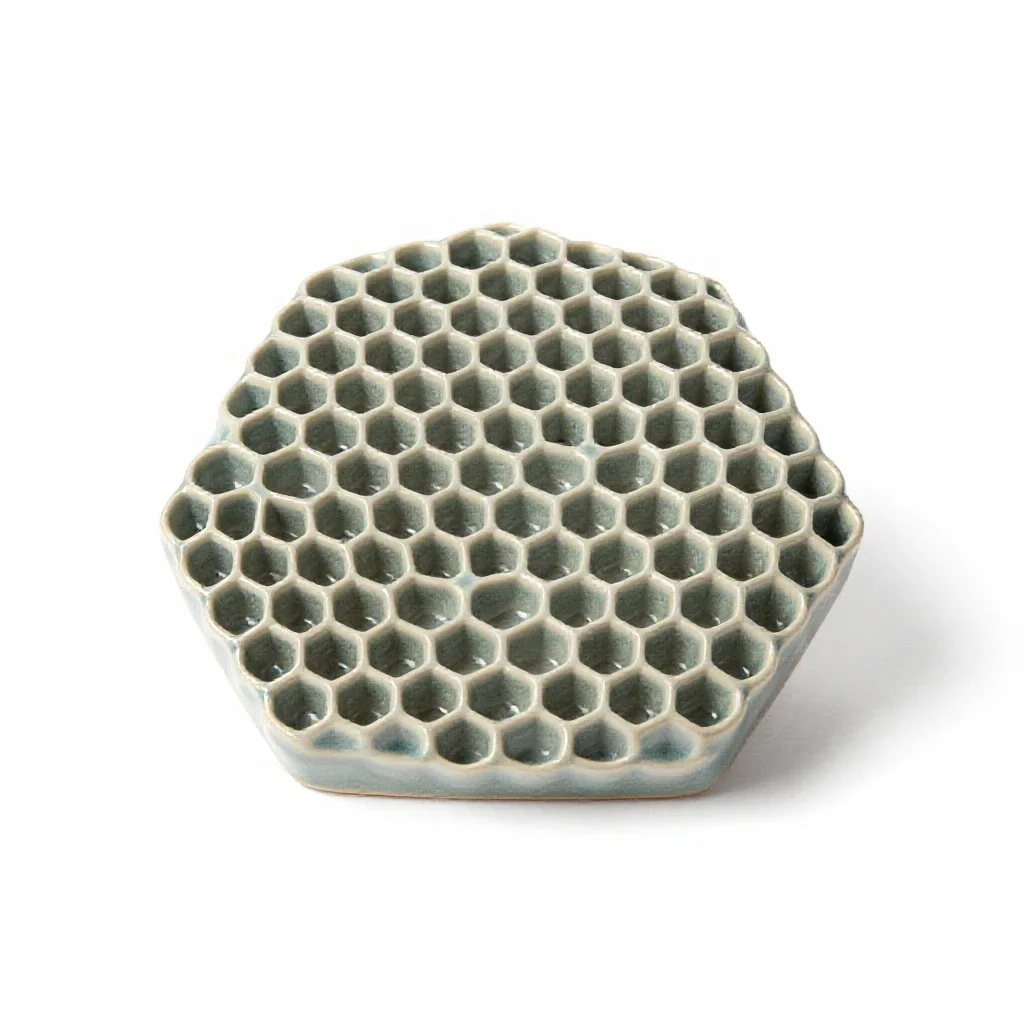 Honeycomb isolated on a white background