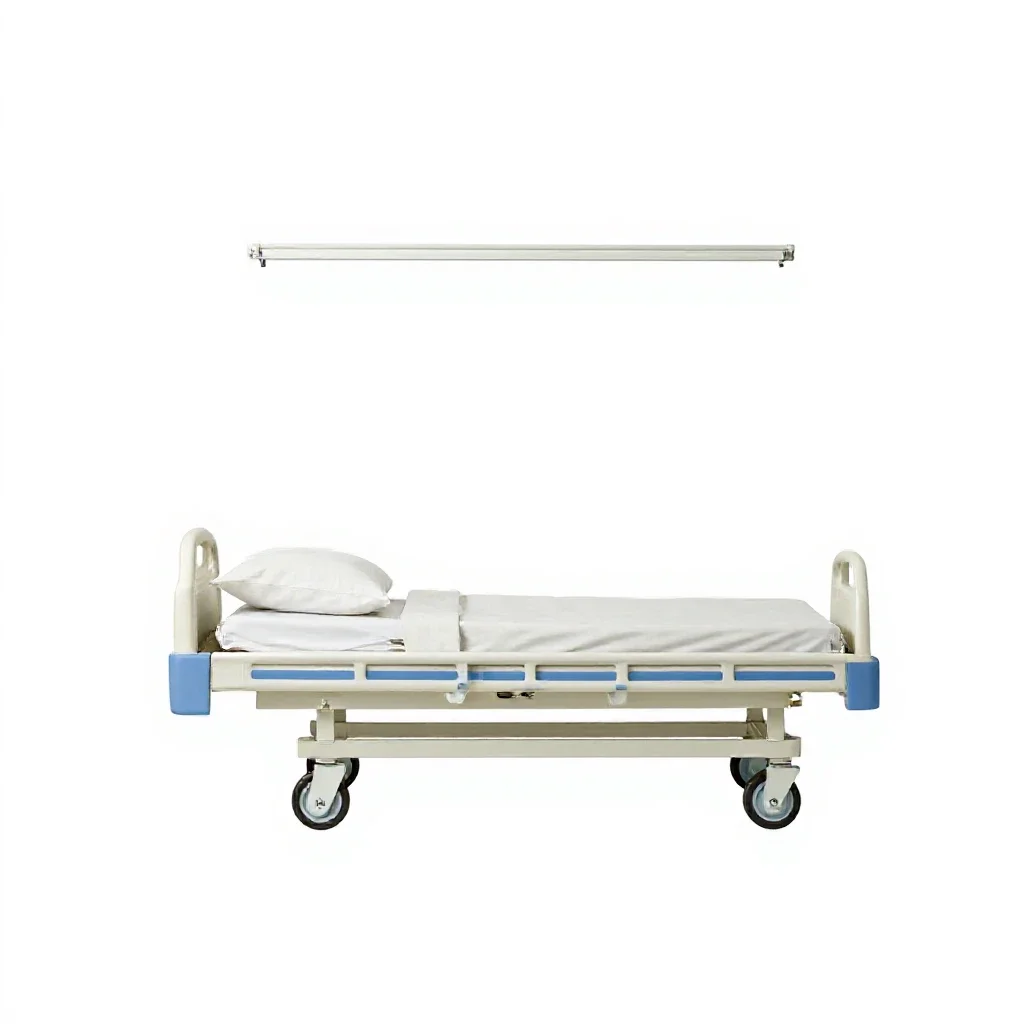 Hospital room isolated on a white background
