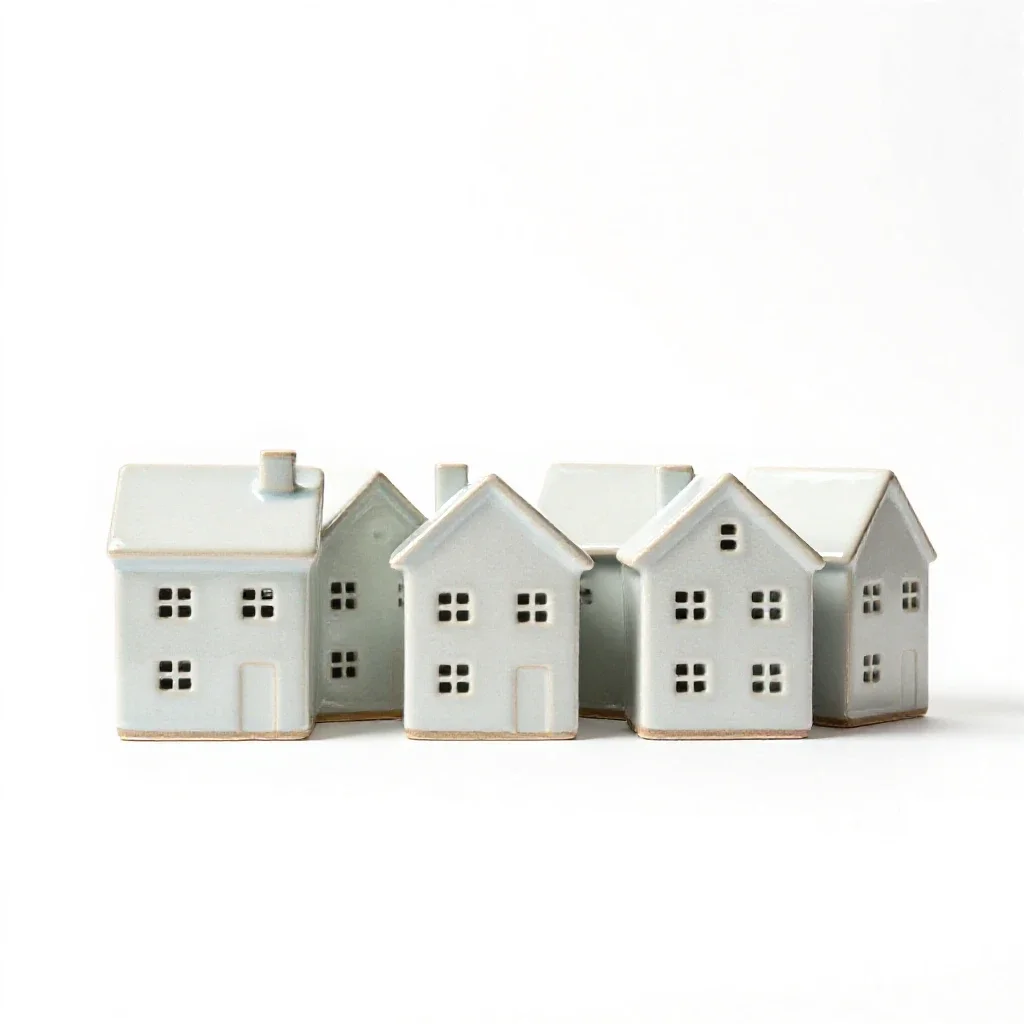 Housing isolated on a white background