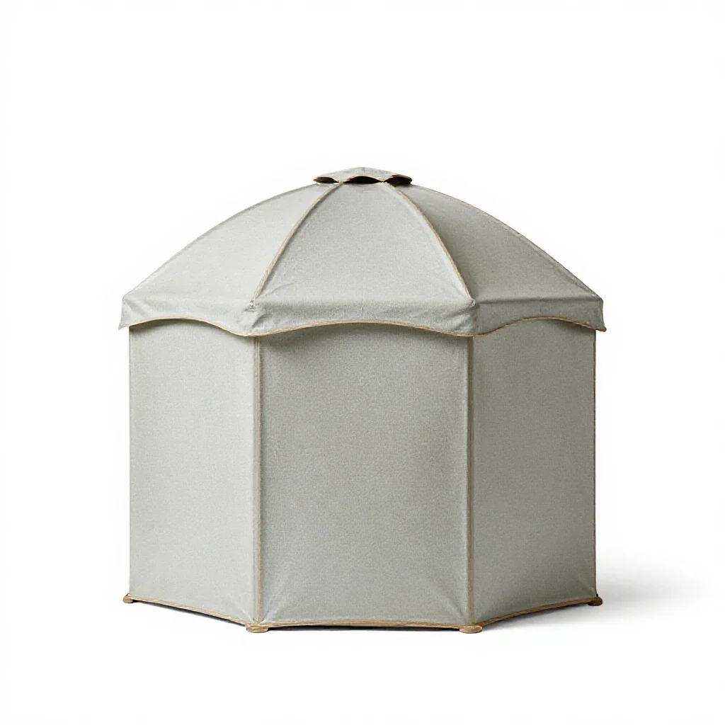 Hutment isolated on a white background
