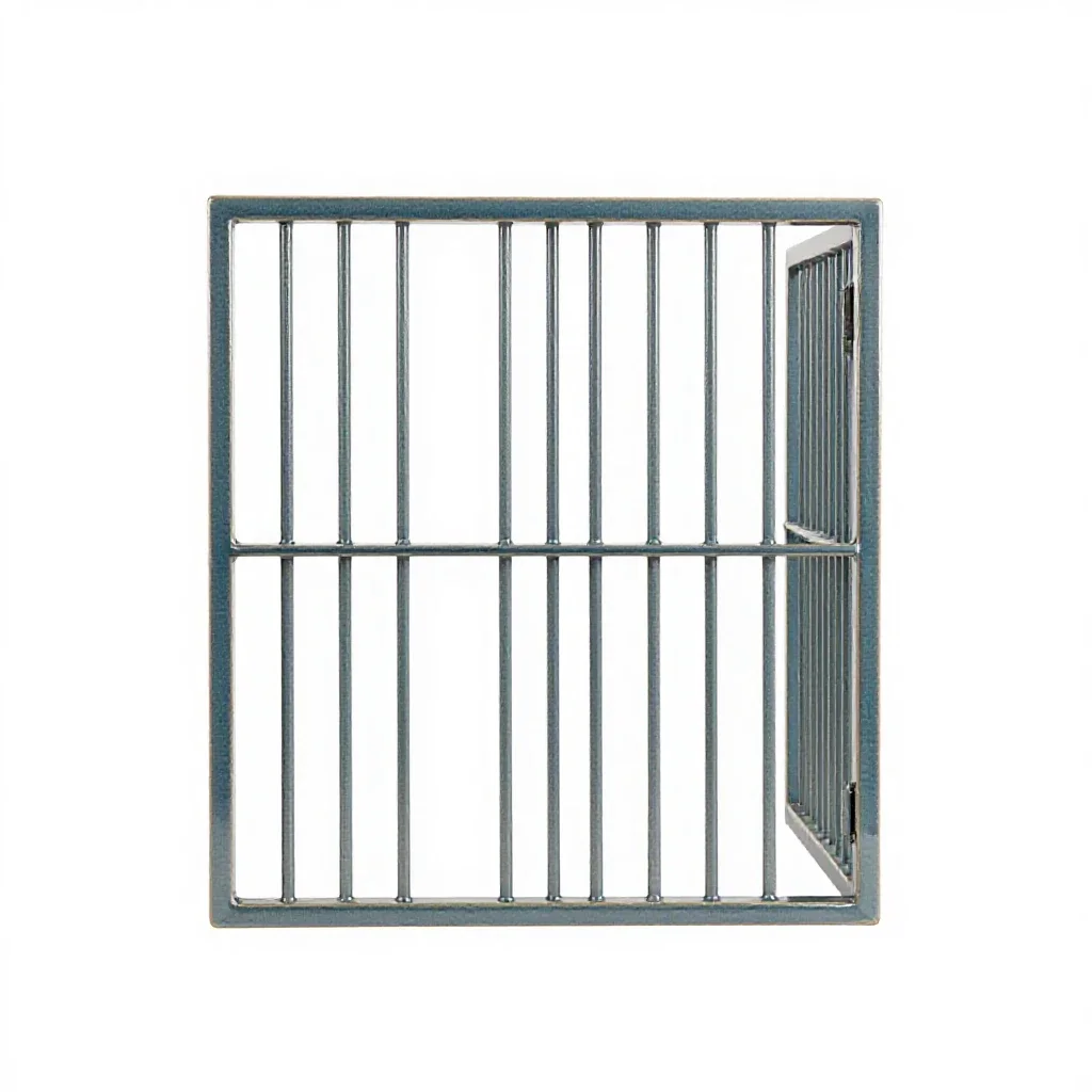 Jail isolated on a white background