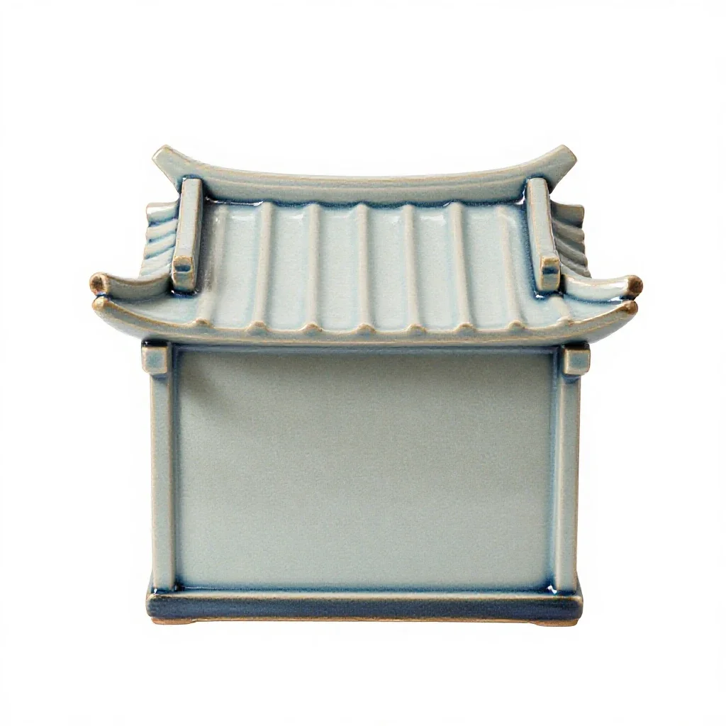 Joss house isolated on a white background