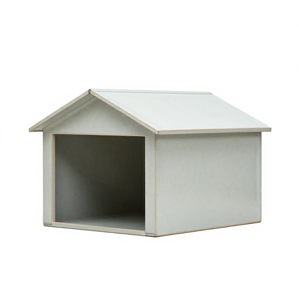 Kennel isolated on a white background