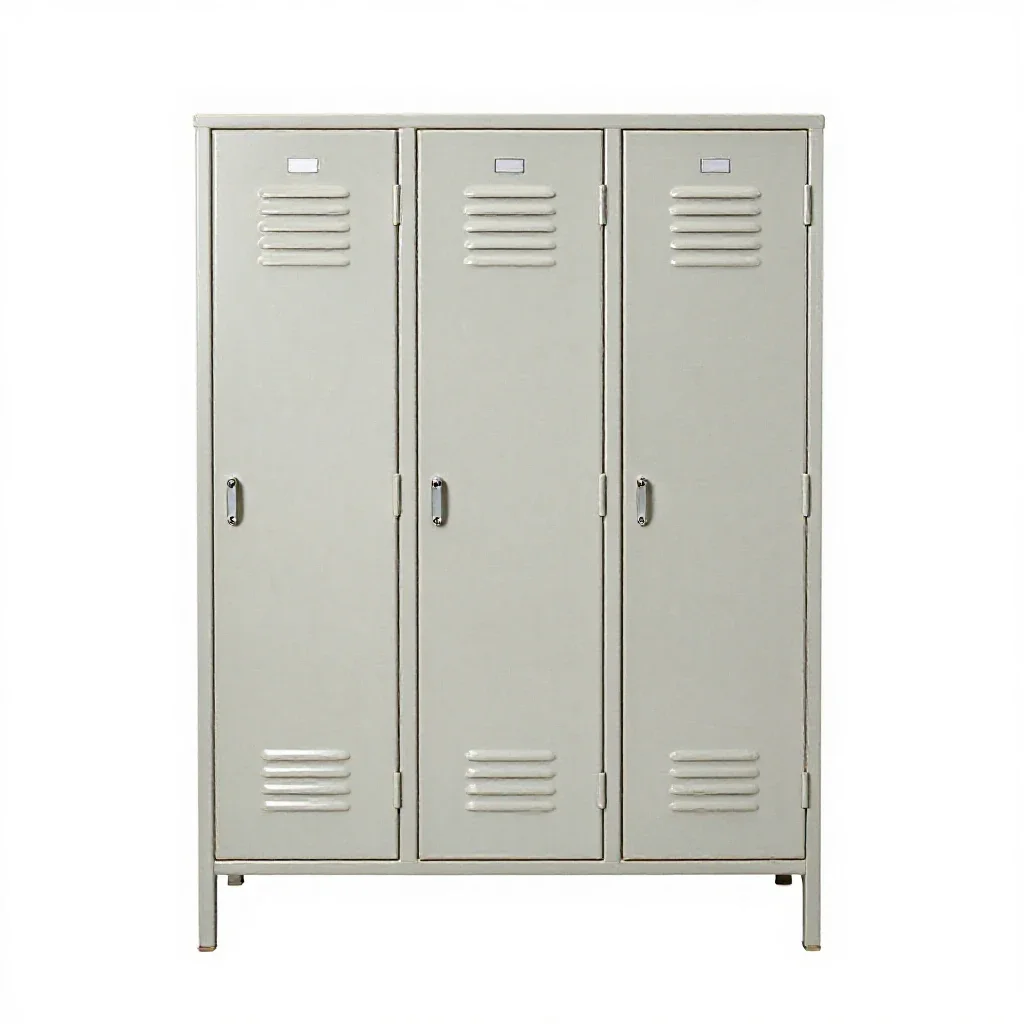 Locker room isolated on a white background