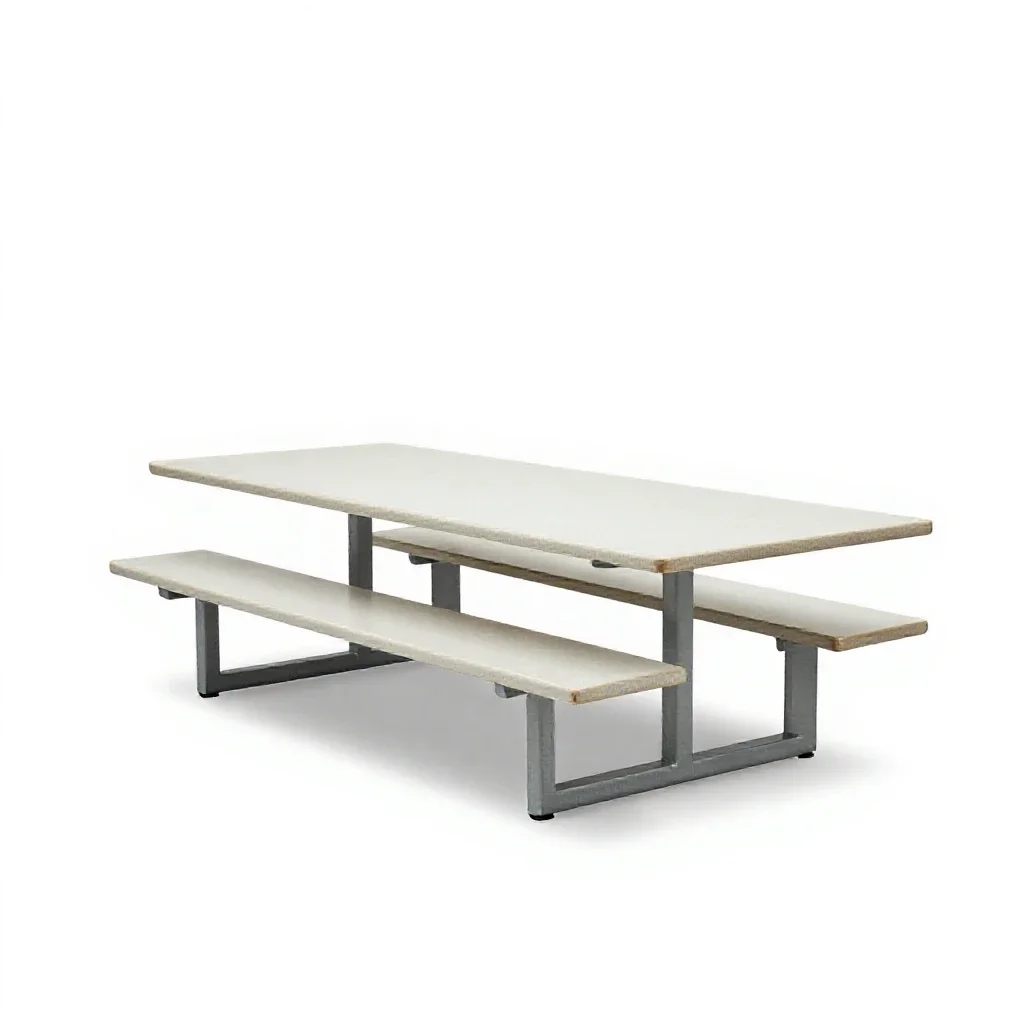 Lunchroom isolated on a white background