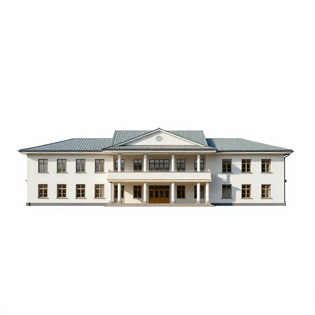 Lyceum isolated on a white background