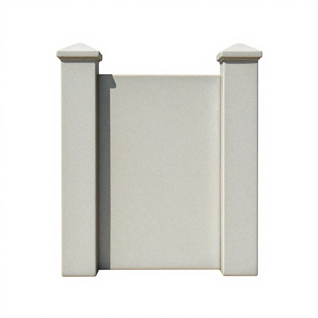 Lychgate isolated on a white background