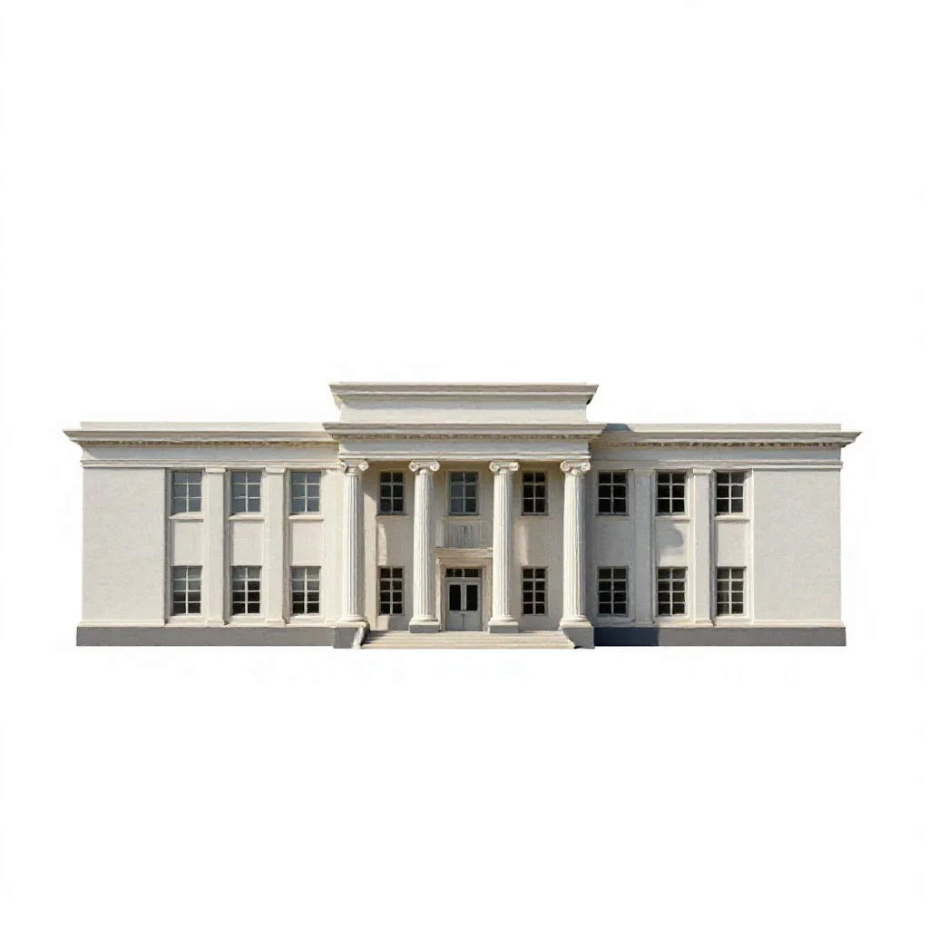 Ministry isolated on a white background