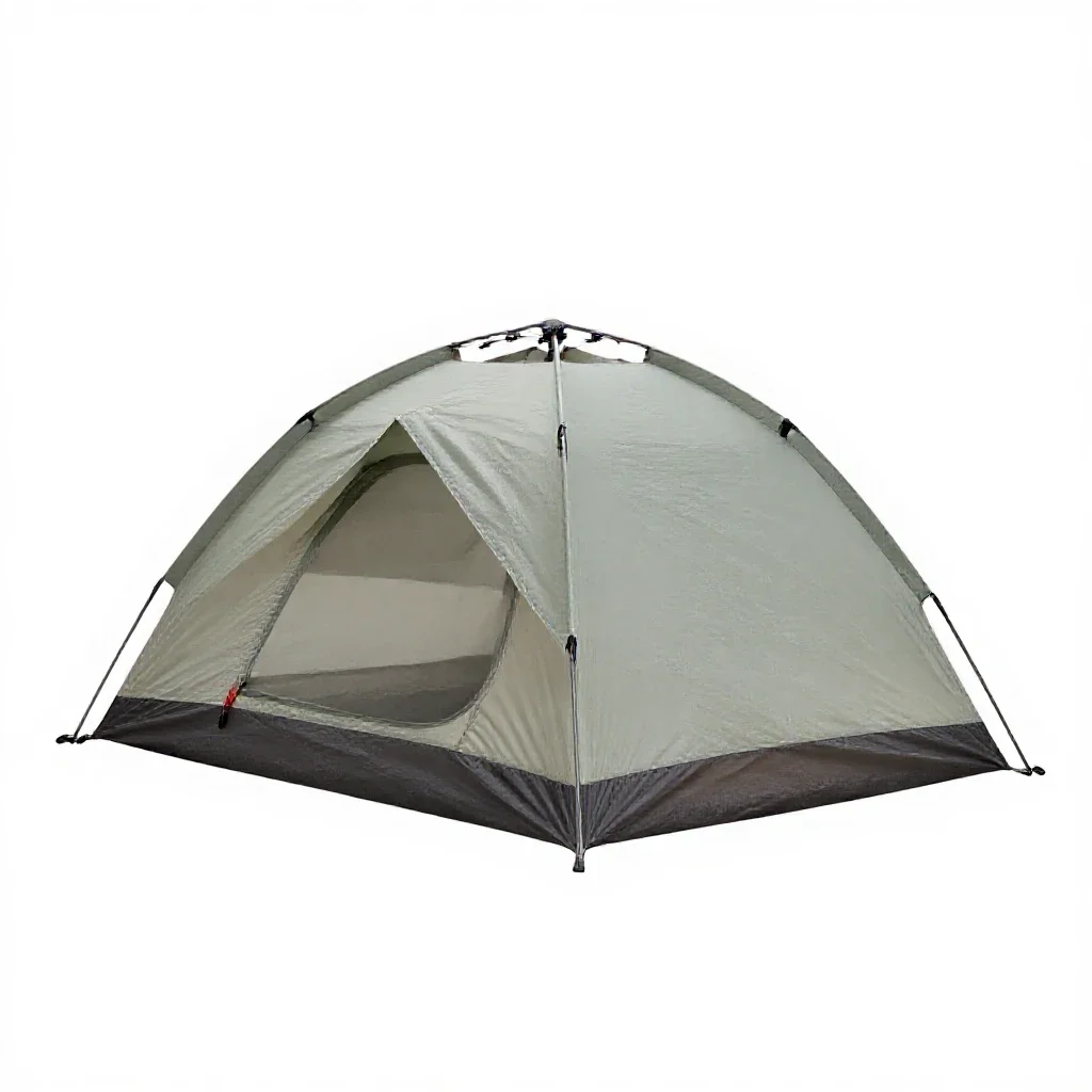 Mountain tent isolated on a white background