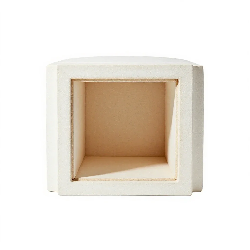Muffle isolated on a white background
