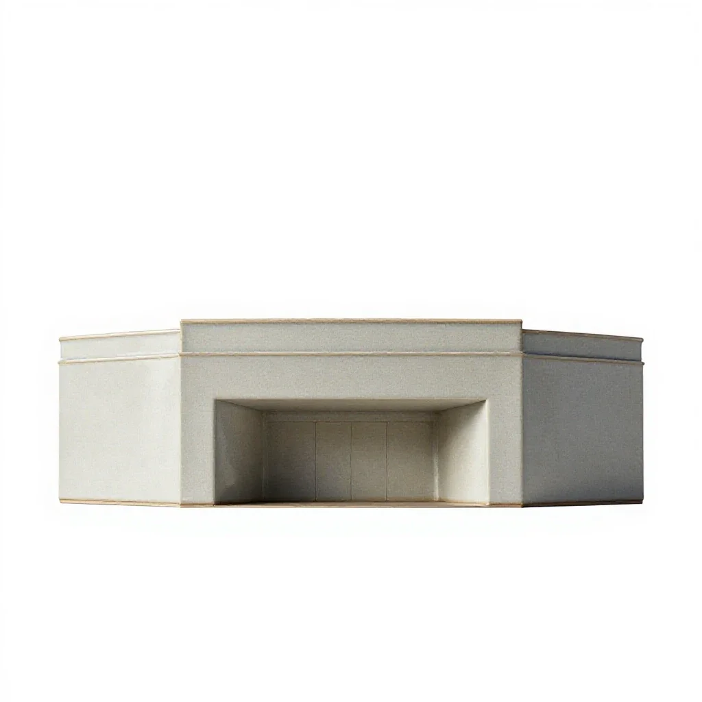 Music hall isolated on a white background