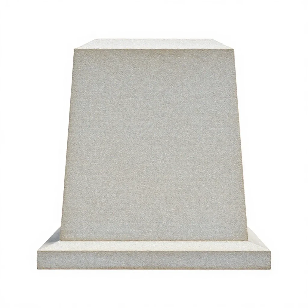 National monument isolated on a white background
