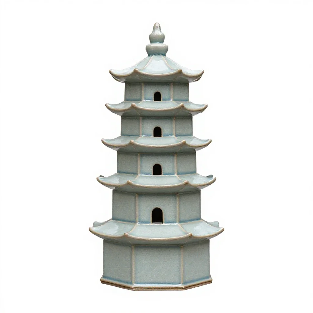 Pagoda isolated on a white background