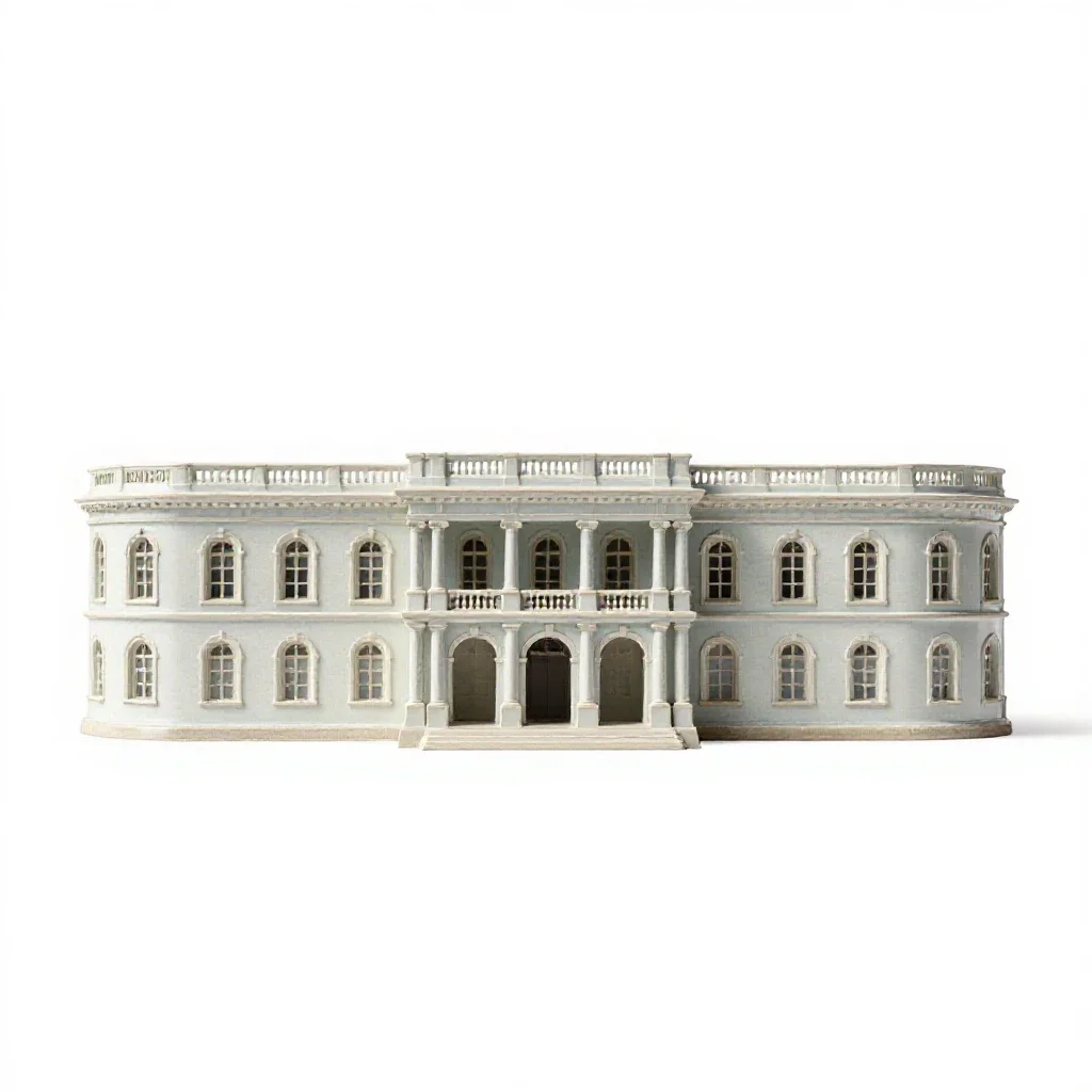 Palace isolated on a white background