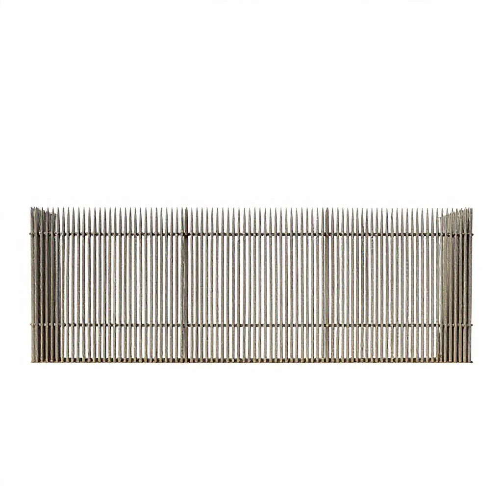 Palisade isolated on a white background