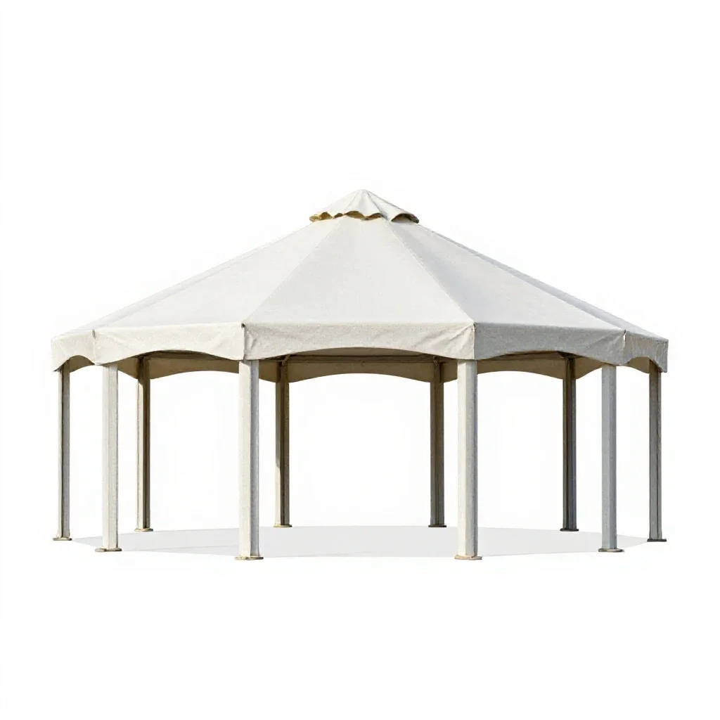 Pavilion isolated on a white background