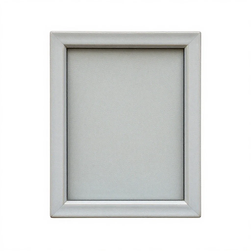Picture window isolated on a white background