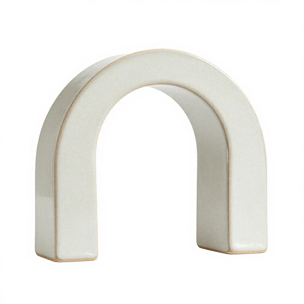 Pier arch isolated on a white background