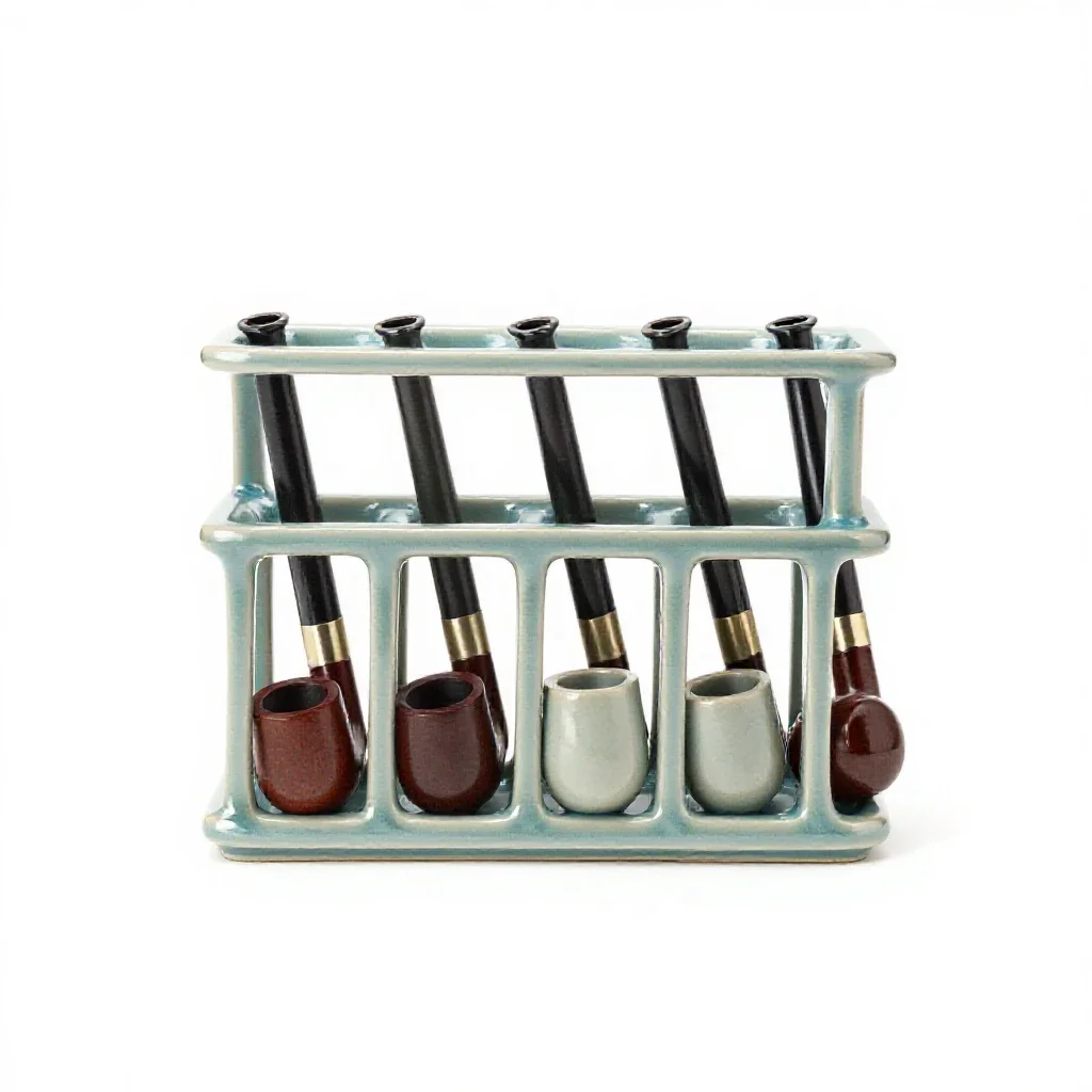 Pipe rack isolated on a white background