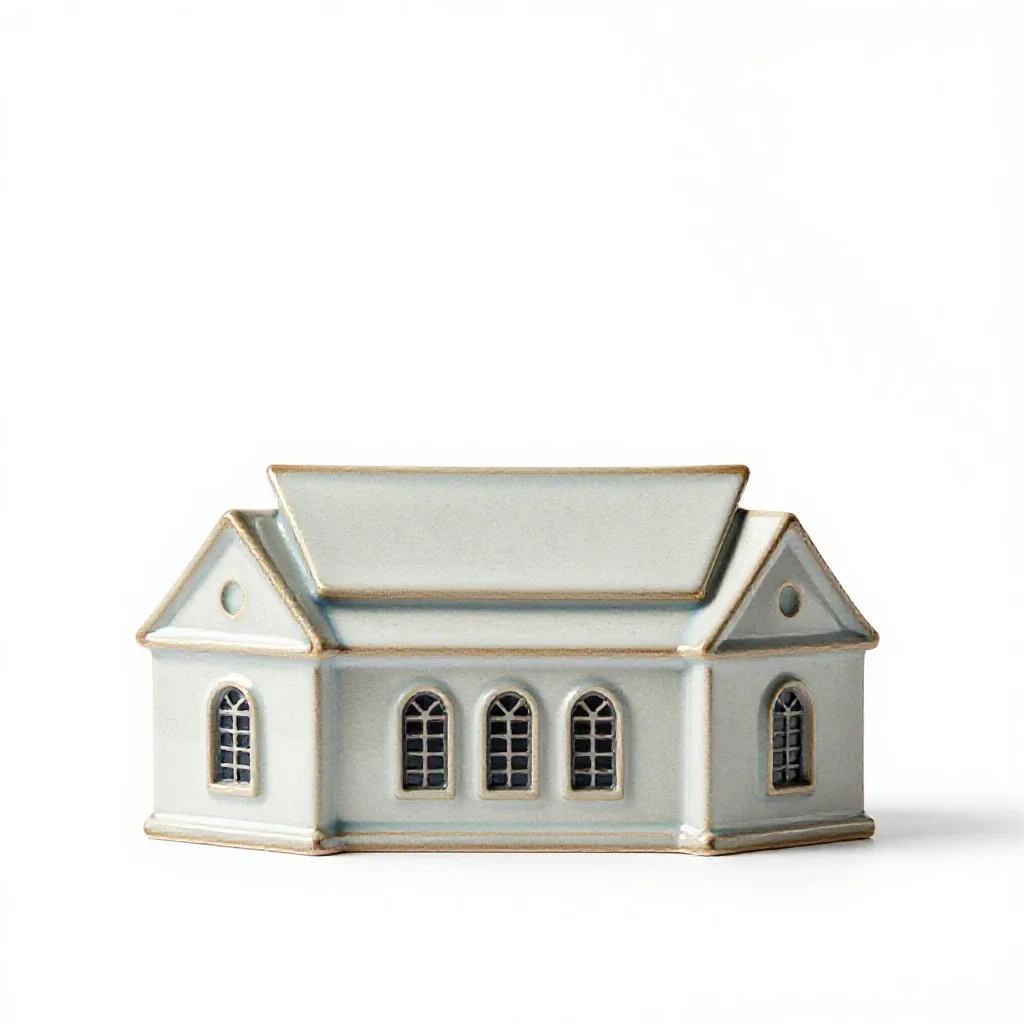 Place of worship isolated on a white background