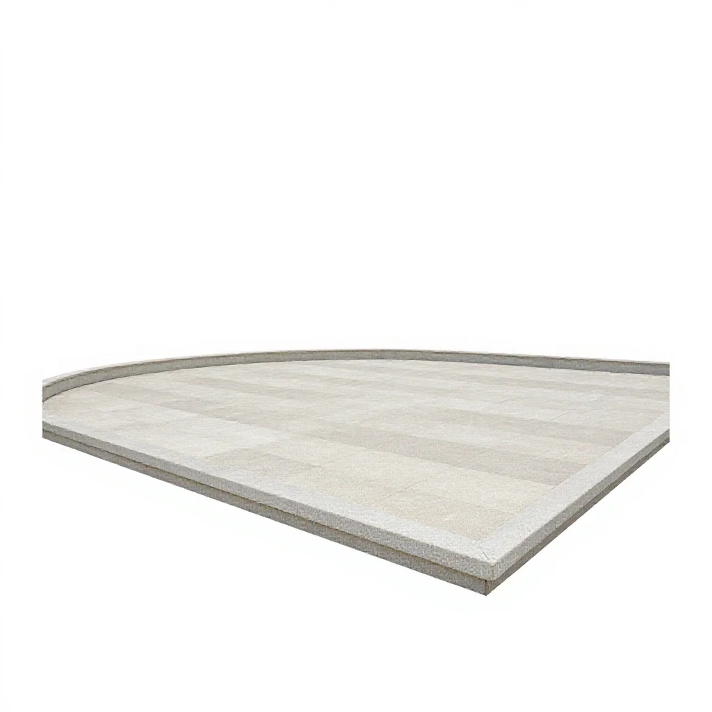 Plaza isolated on a white background