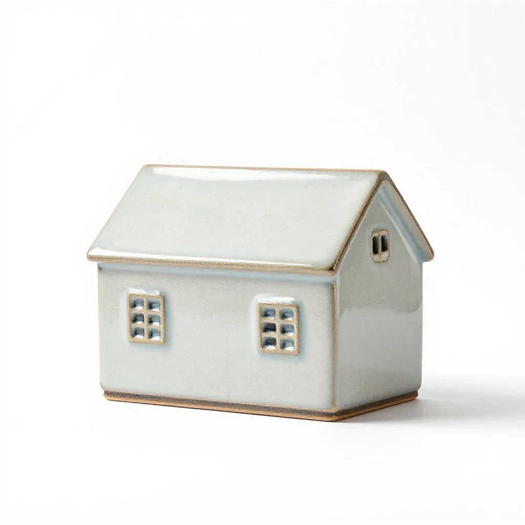 Poorhouse isolated on a white background