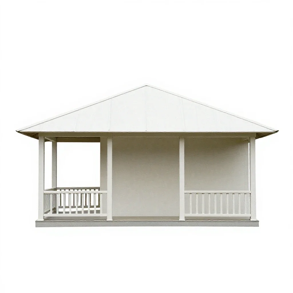 Porch isolated on a white background