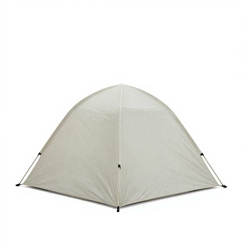 Pup tent isolated on a white background