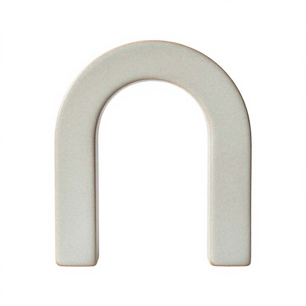 Rampant arch isolated on a white background