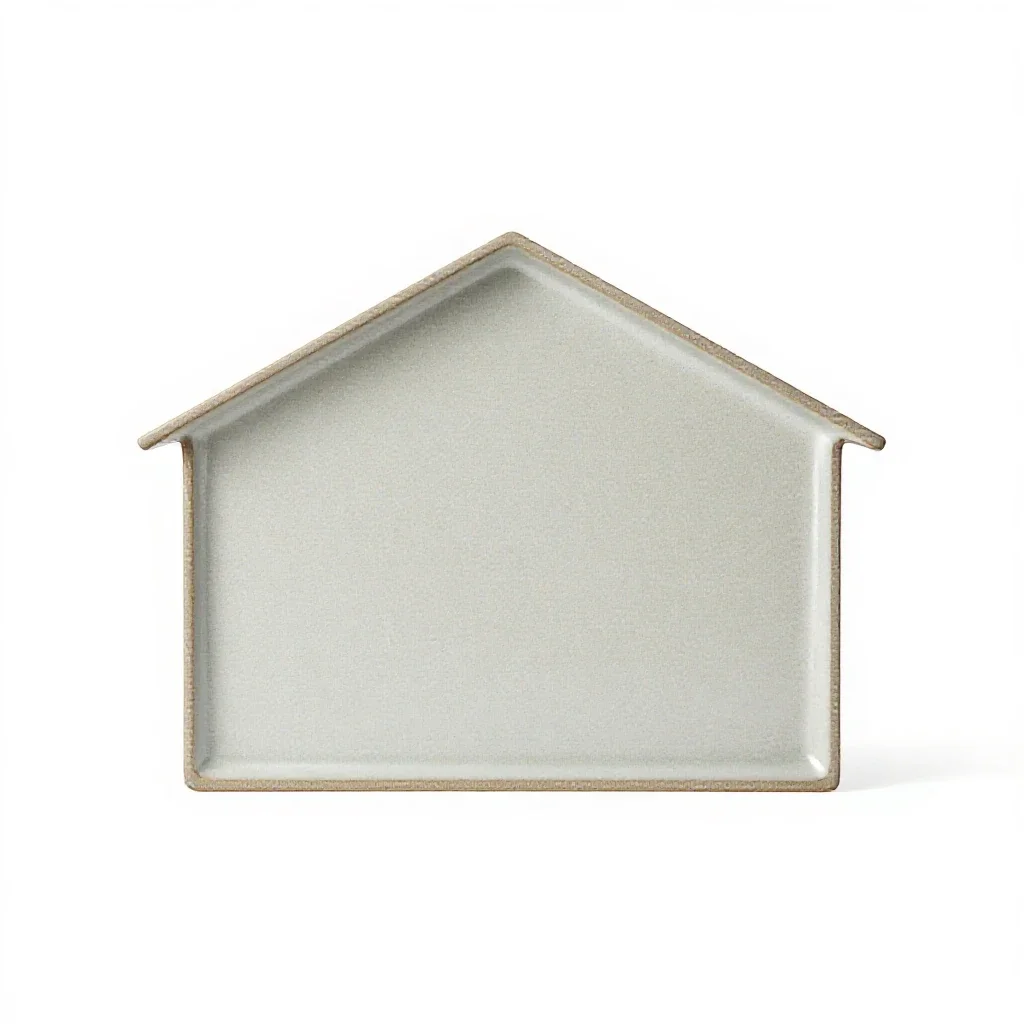 Residence isolated on a white background