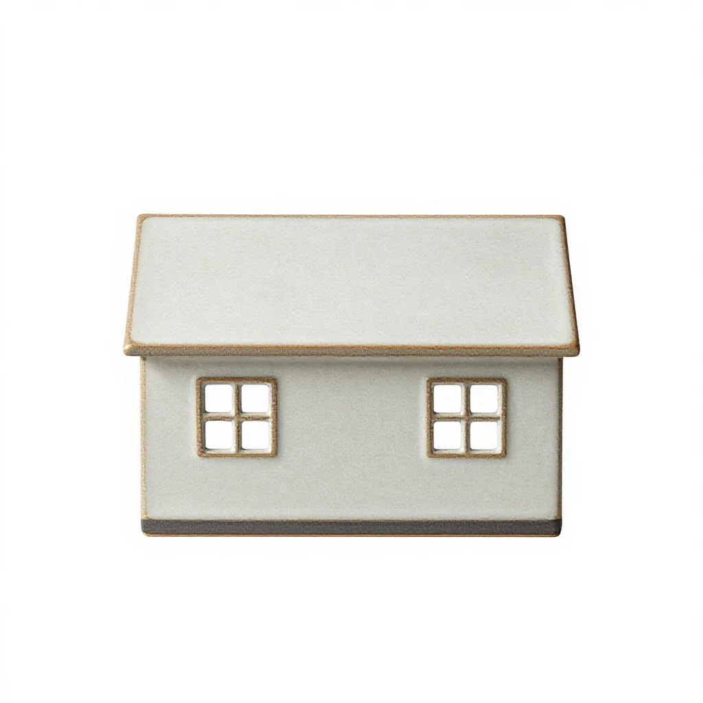 Rest house isolated on a white background
