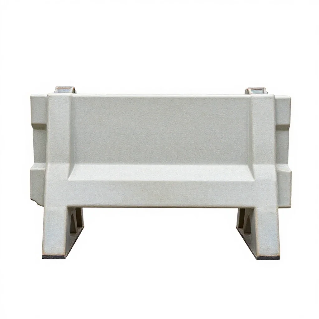 Roadblock isolated on a white background