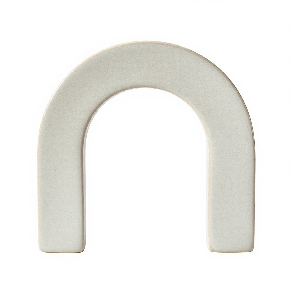 Round arch isolated on a white background