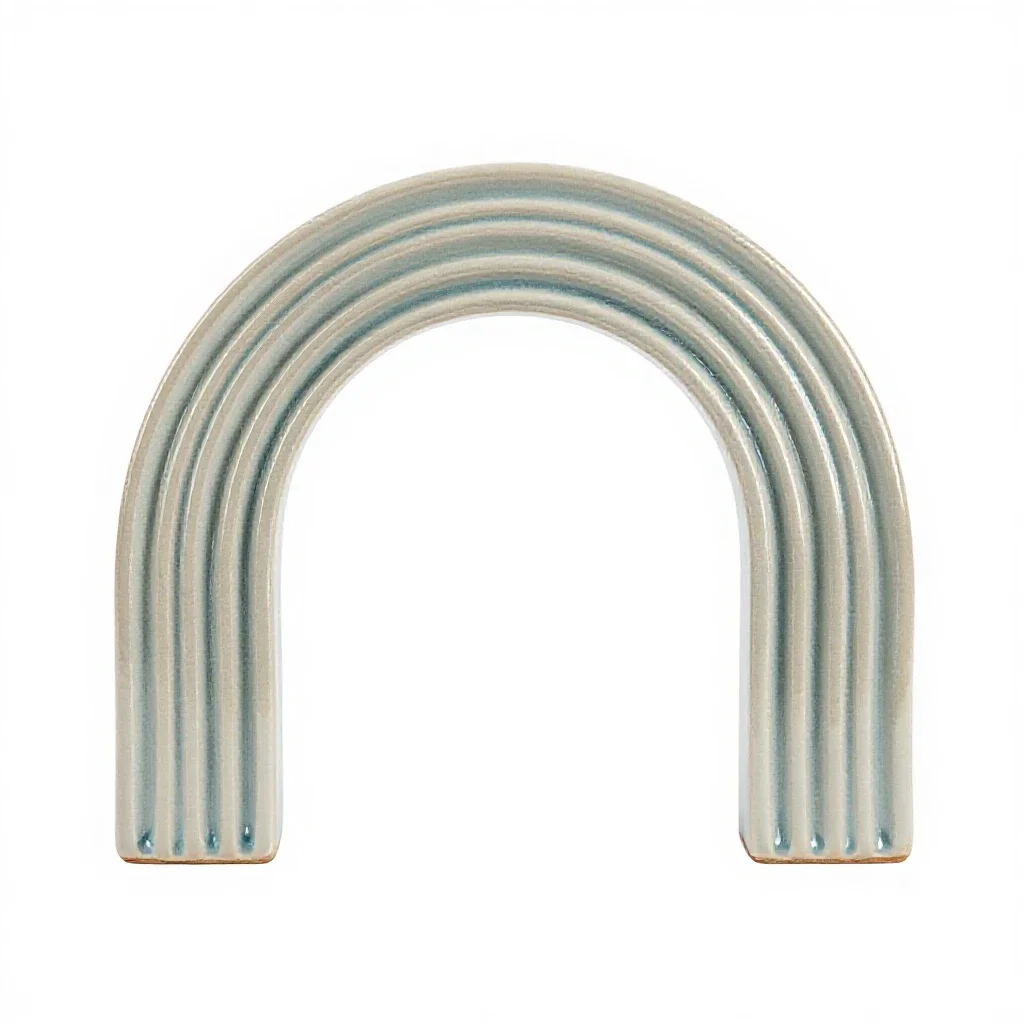 Rowlock arch isolated on a white background