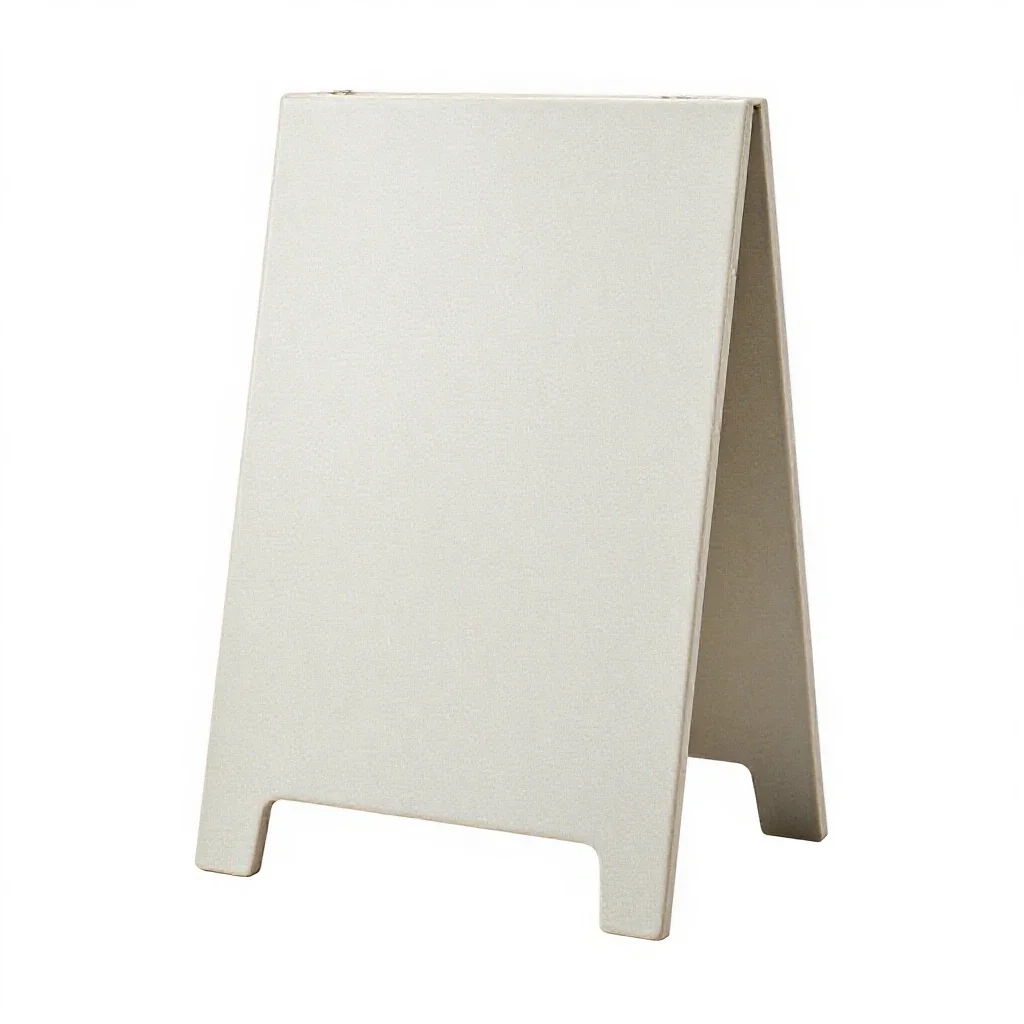 Sandwich board isolated on a white background