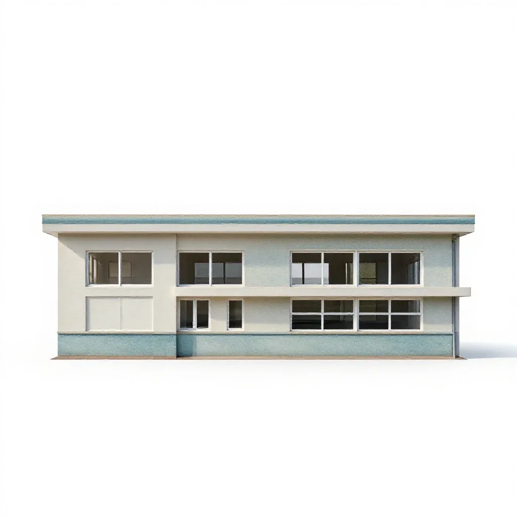 School system isolated on a white background