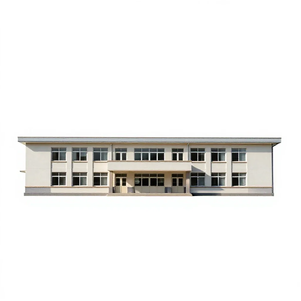 School isolated on a white background
