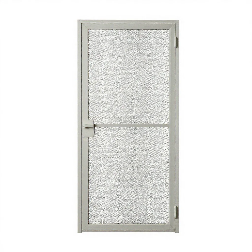 Screen door isolated on a white background
