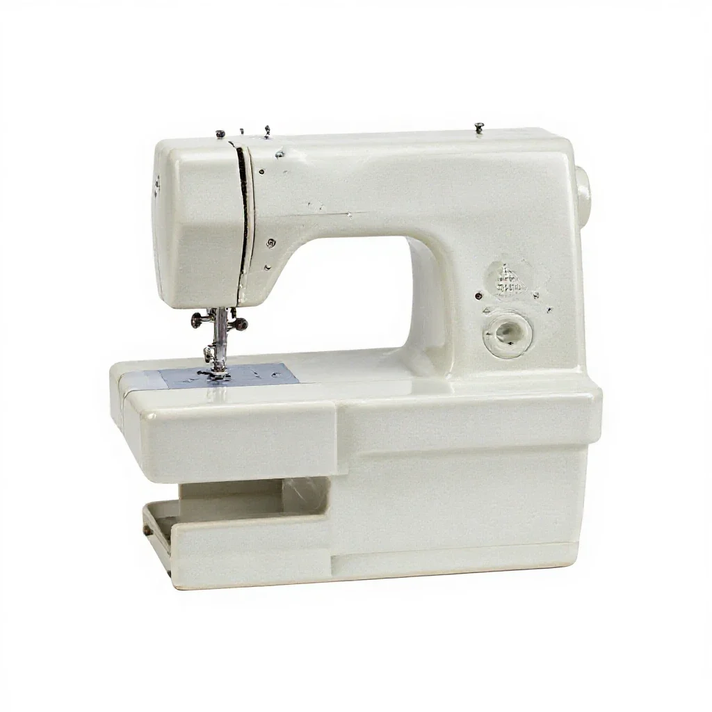Sewing room isolated on a white background