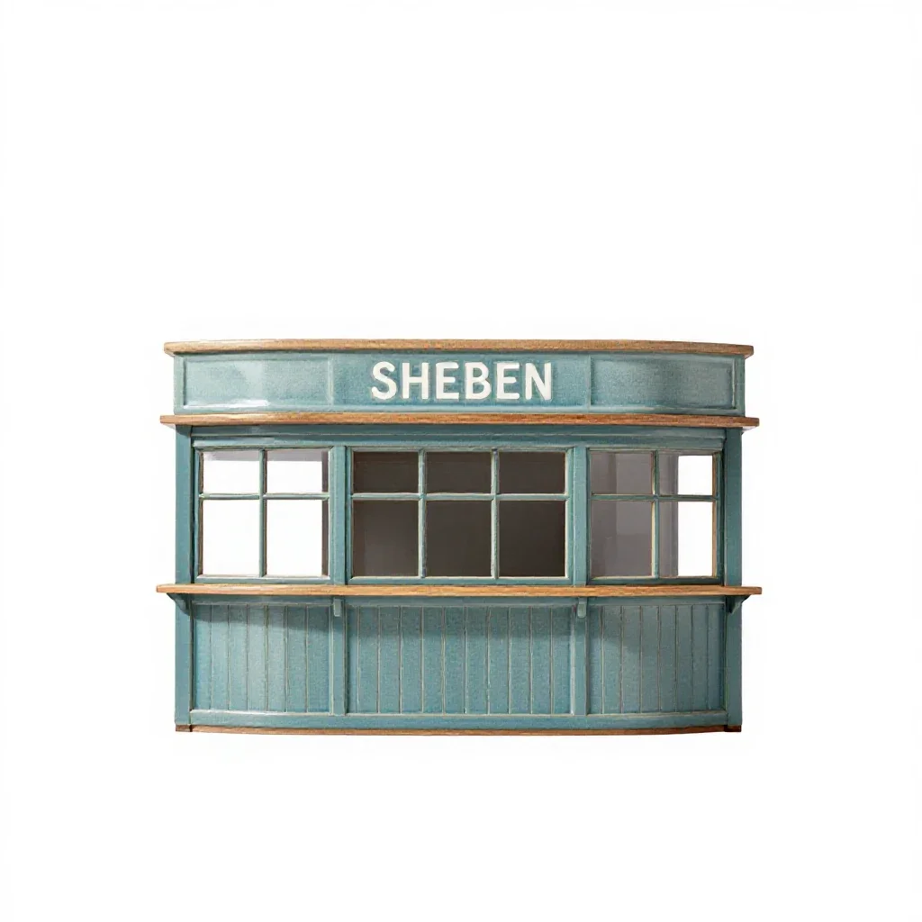 Shebeen isolated on a white background