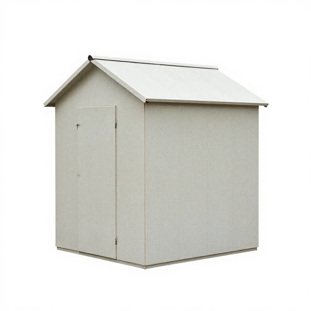 Shed isolated on a white background