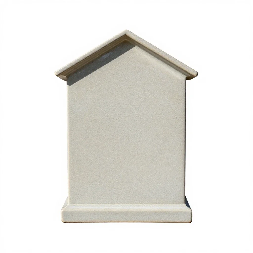 Side chapel isolated on a white background