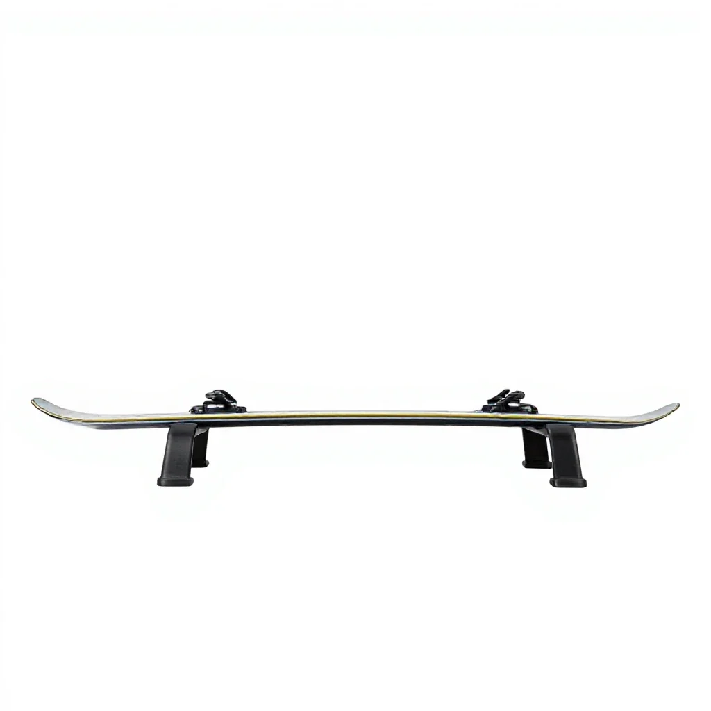 Ski rack isolated on a white background