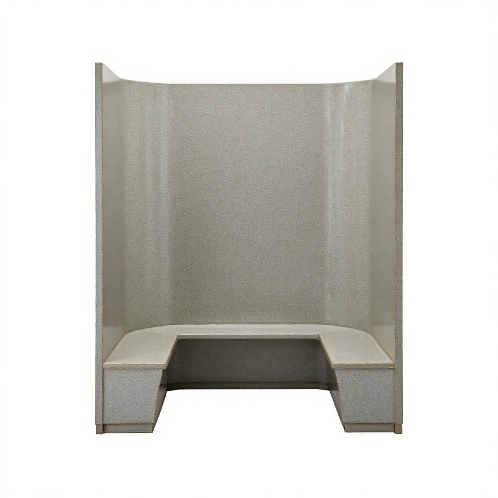 Smoking room isolated on a white background