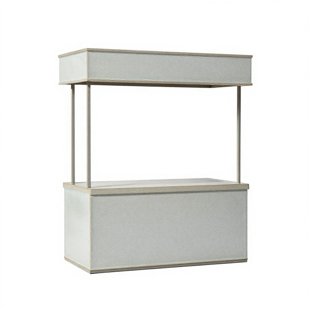 Stall isolated on a white background