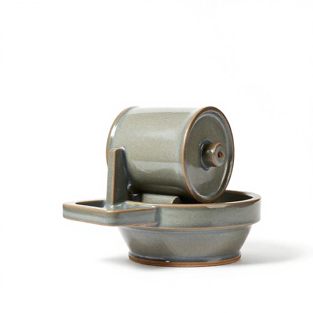 Stamp mill isolated on a white background