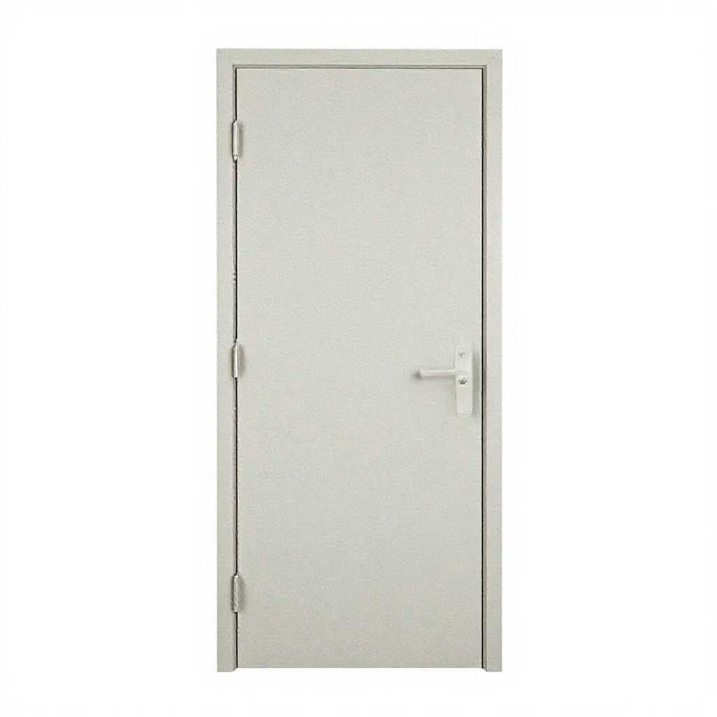 Storm door isolated on a white background