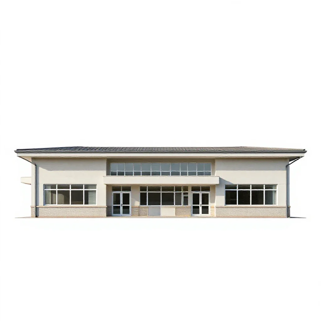Student center isolated on a white background
