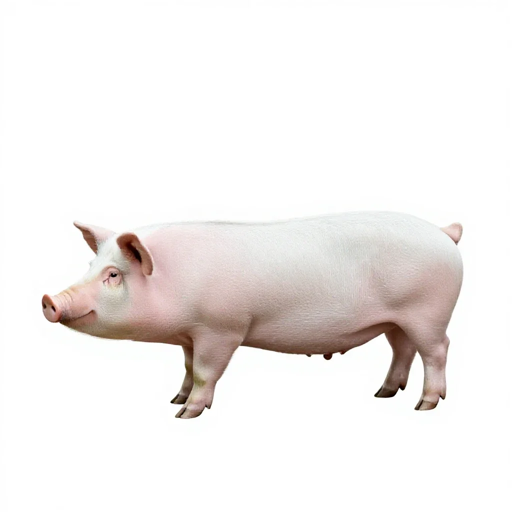 Sty isolated on a white background