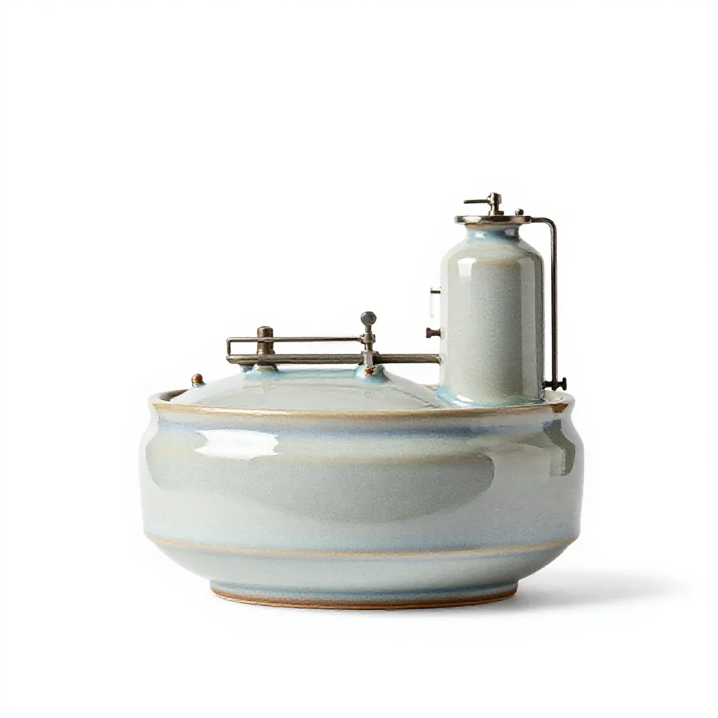Sugar refinery isolated on a white background